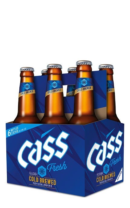 Cass Fresh Lager 6 X 330 mL