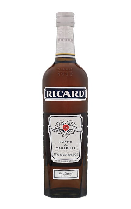Ricard Pastis De Marseille 45 Anise Liqueur 750 mL