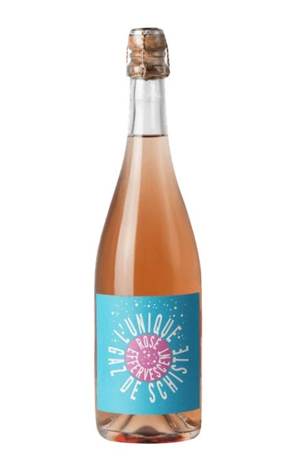 Chateau De La Liquiere Gaz De Schiste Brut Rose 750 mL
