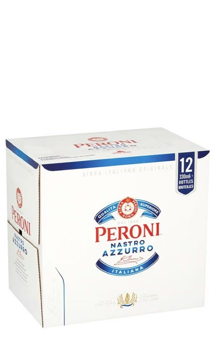Birra Peroni S.R.L. Peroni Nastro Azzurro 12 X 330 mL