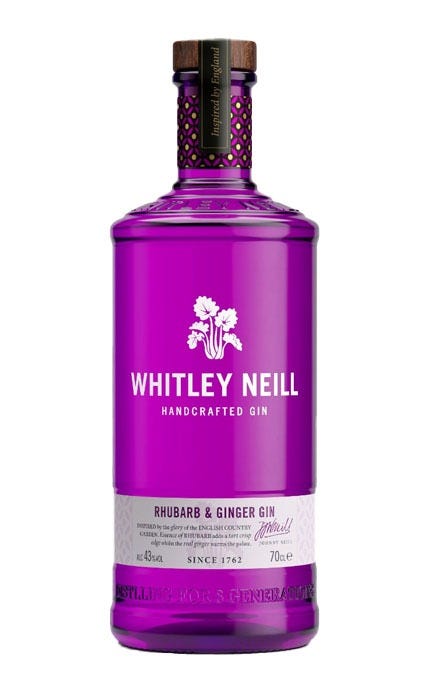 Whitley Neill Handcrafted Gin Rhubarb & Ginger 750 mL