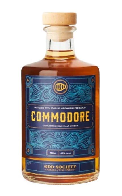 Odd Society Spirits Commodore Single Malt Whisky 750 mL