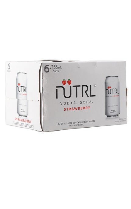 Nutrl Vodka Soda Strawberry