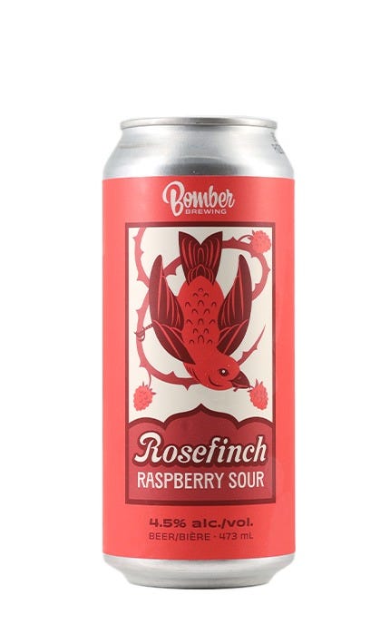 Bomber Brewing Rosefinch Raspberry Sour