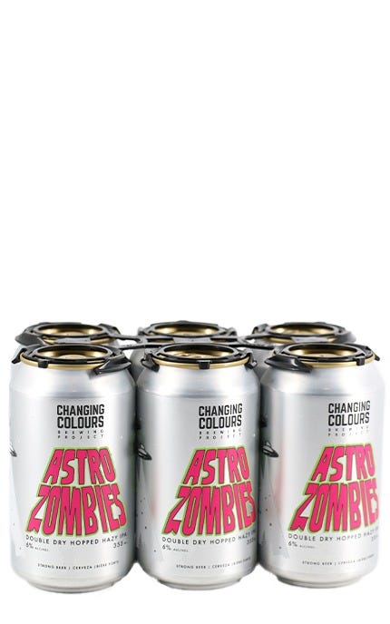Changing Colours Brewing Project Astro Zombies Double Dry Hopped Hazy IPA 6 x 355 mL