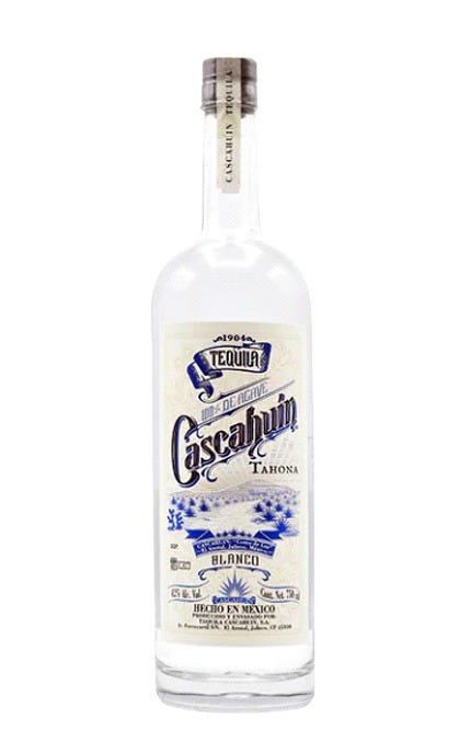 Cascahuin Tahona Blanco Tequila 750 mL