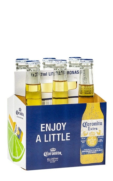 Corona Coronita Lager 6 x 207 mL