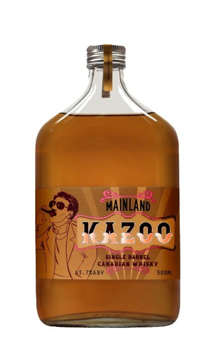 Mainland Whisky Kazoo Single Barrel Whisky 500 mL