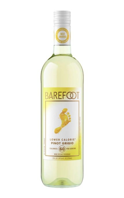 Barefoot Bright & Breezy Low Calorie Pinot Grigio 750 mL