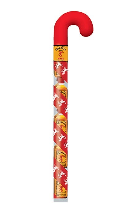 Dr Mcgillicuddy Fireball Liqueur Candy Cane