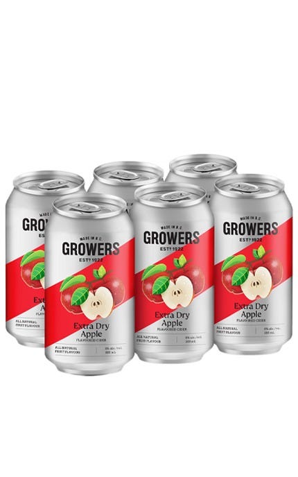 Growers Cider Extra Dry Apple 6pk