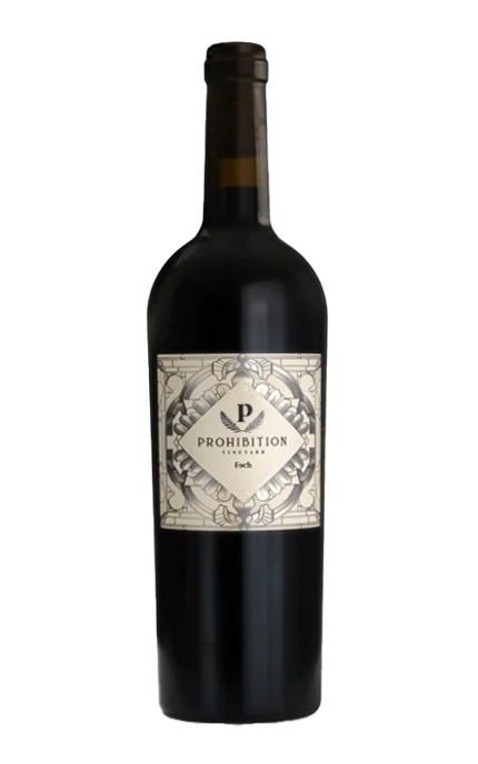 Prohibition Vineyards Foch 750 mL