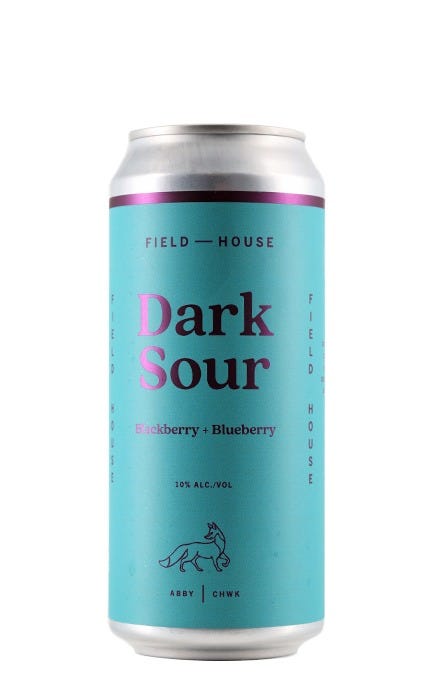 Field House Brewing Blackberry + Blueberry Dark Sour 473 mL