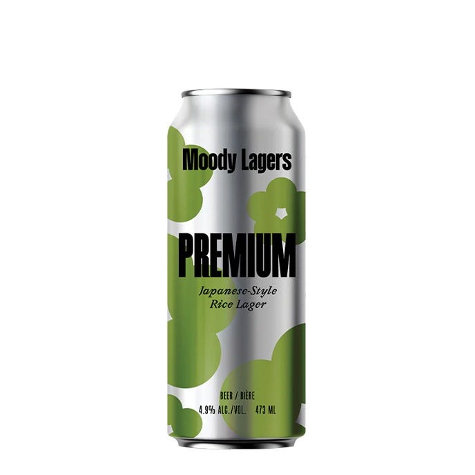 Moody Rice Roner Moody Ales & Co Premium Japanese Rice Lager 473 mL