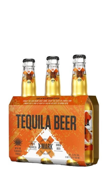 X-Mark Tequila Flavoured Beer 3 x 330 mL