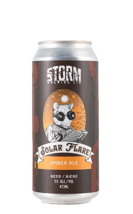 Storm Brewing Solar Flare Amber Ale 473 mL