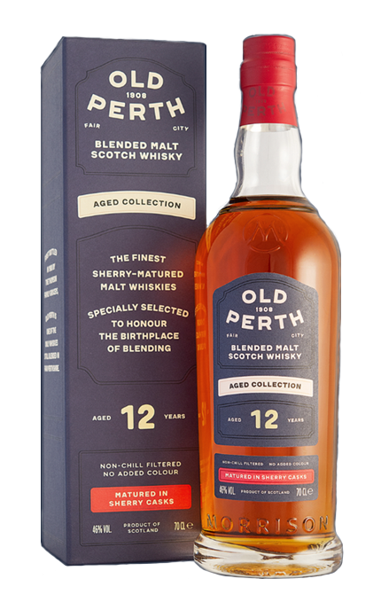 Old Perth 12 Year Old Blended Malt Scotch Whisky 700 mL