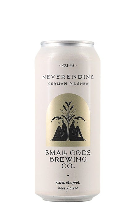 Small Gods Brewing Neverending German Pilsner 473 mL