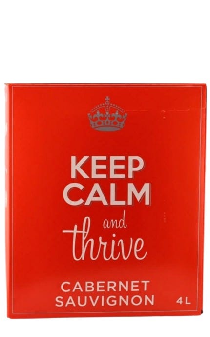Keep Calm And Thrive Cabernet Sauvignon 4L