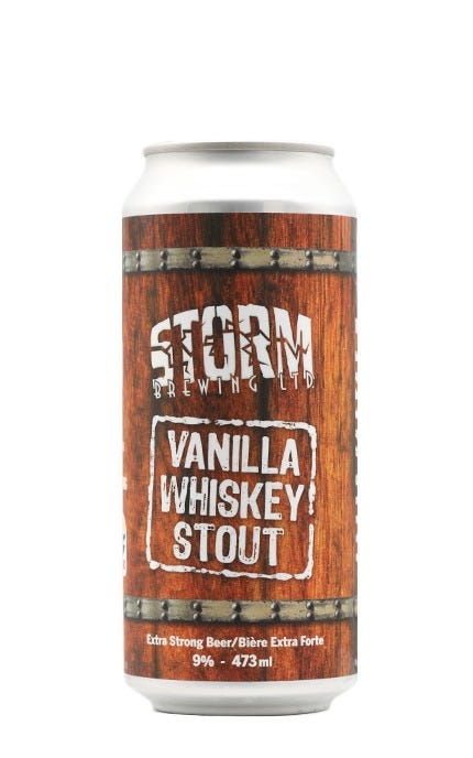 Storm Brewing Vanilla Whiskey Stout 473mL