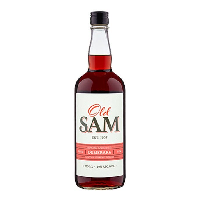Samse Rum Edward Young & Co. Old Sam Demerara Rum 750 mL