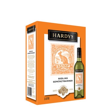 Hardys  Stamp Riesling/Gewurztraminer 3 L Box