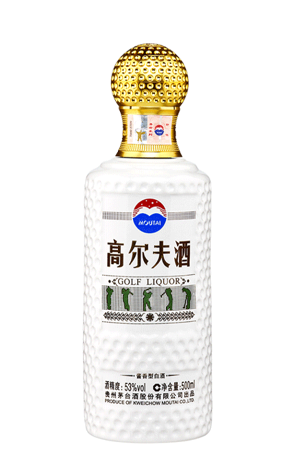 Kweichou Moutai Ltd. Golf Liqour Baijiu 500 mL