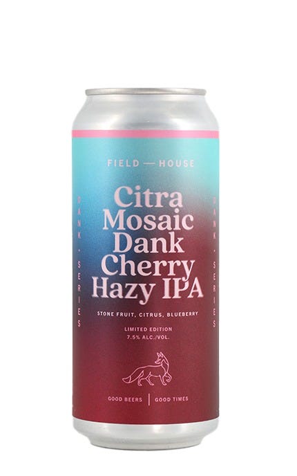 Field House Brewing Citra Mosaic Dank Cherry Hazy IPA 473 mL