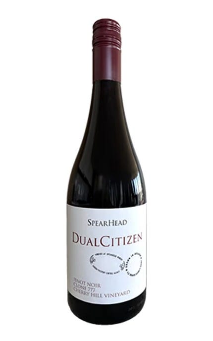 Spearhead Winery Dual Citizen Clone 777 Oregon Pinot Noir 750 mL