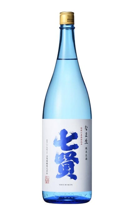 Yamanashi Meijo Shichiken Nama Nama Junmai 720 mL