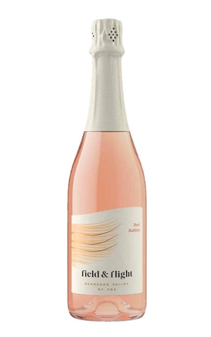 Quails Gate Field & Flight Farmed in Okanagan Rosé Bubbles 750 mL
