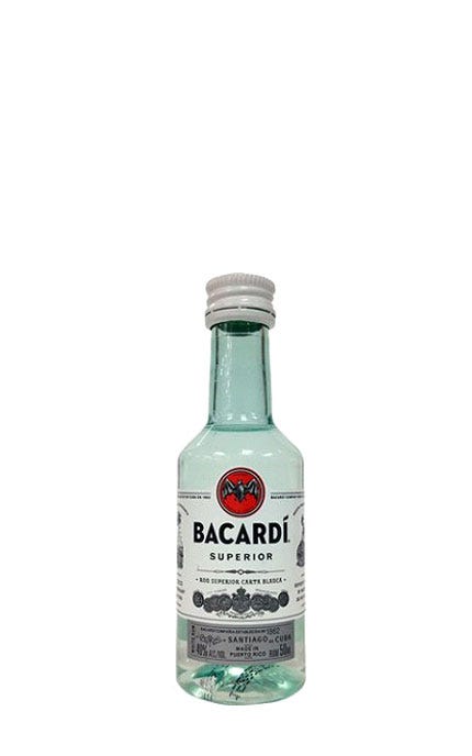 Bacardi White Rum 50 mL