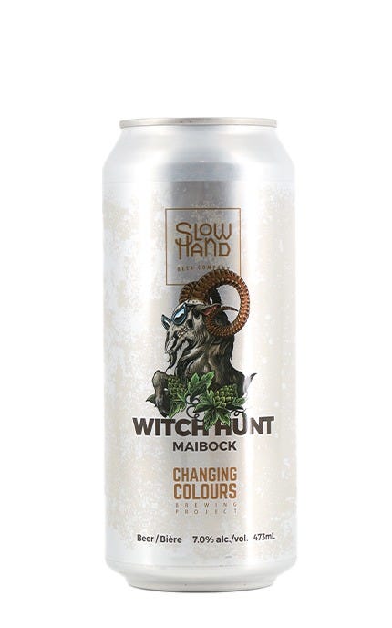 Slow Hand Beer Co. X Changing Colours Witch Hunt Maibock 473 mL