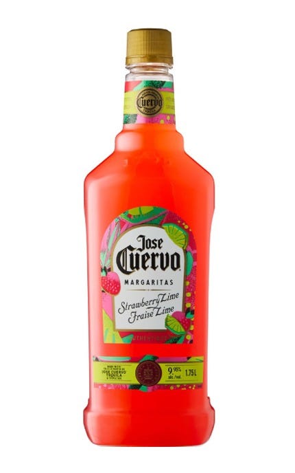 Jose Cuervo Authentic Strawberry Lime Margarita 1.75L