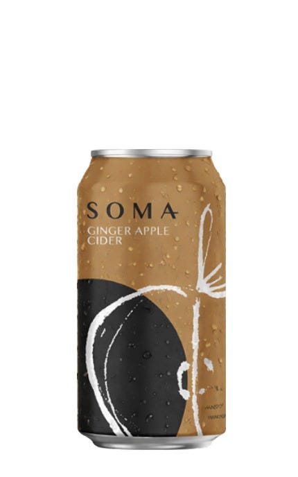 Soma Craft Cidery Ginger Apple Cider 4 x 355 mL