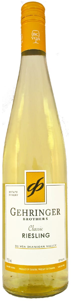 Gehringer Classic Riesling 2012