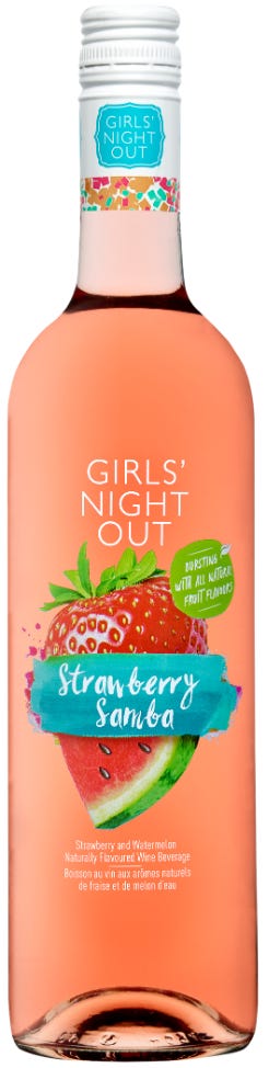 Girls Night Out Strawberry Samba 750 mL