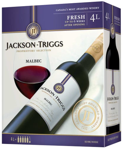 Jackson-Triggs Proprietors Selection Malbec 4 L Box