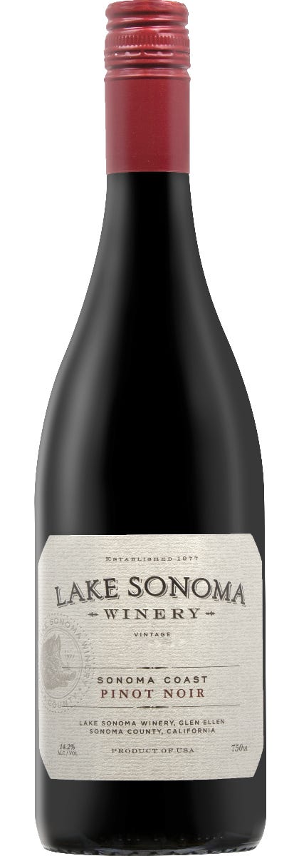 Lake Sonoma Winery Sonoma Coast Pinot Noir 750 mL