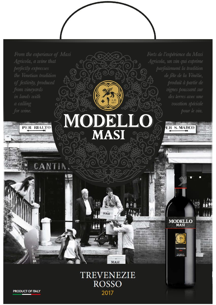 Masi Modello Delle Venezia Venezie Rosso 3 L Box