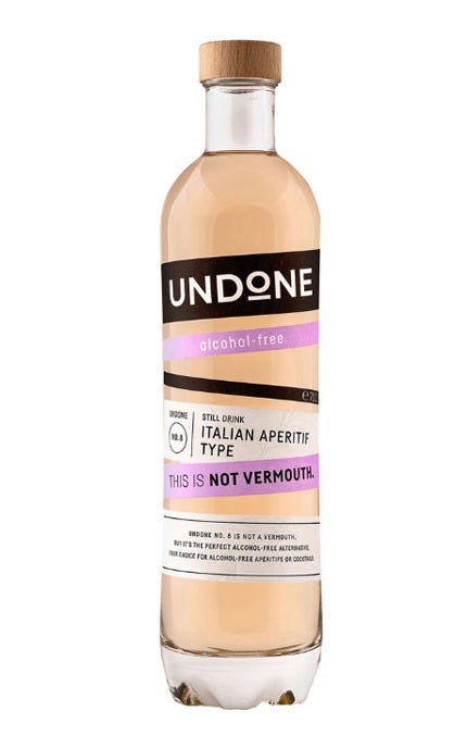 Undone Not Vermouth Non Alcoholic 750mL